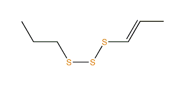 (E)-1-Propenyl propyltrisulfane